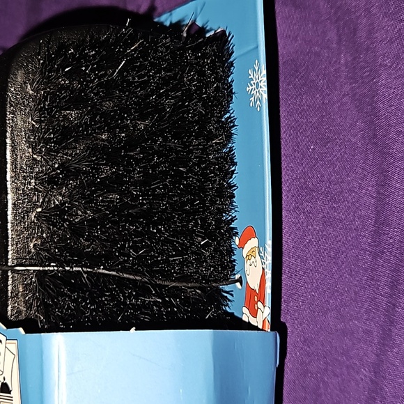 North Pole Grooming Mens Double Sided Boar & Nylon Bristle Black Brush Holiday - Picture 4 of 5